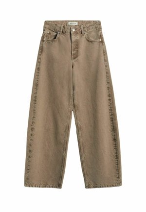 MID RISE BARREL LEG - Džínsy voľného strihu - sand