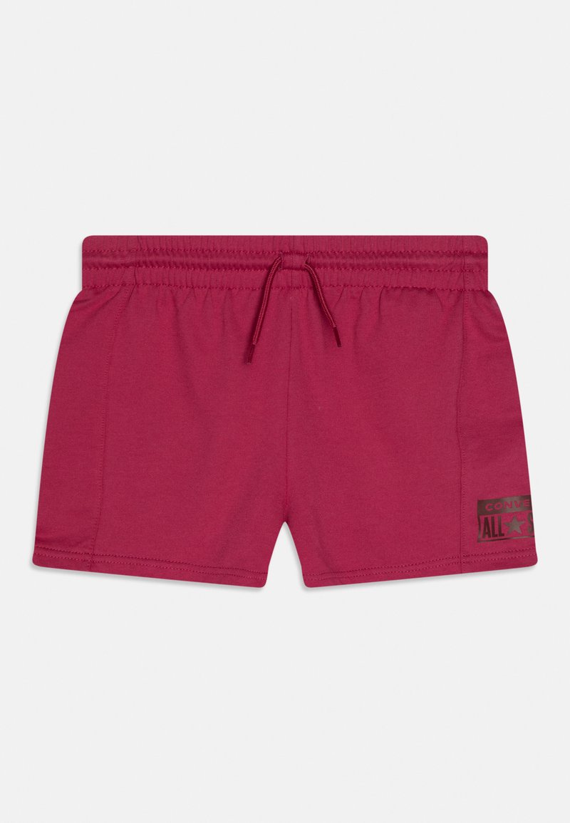 Converse Shorts bordeauxrood gemêleerd