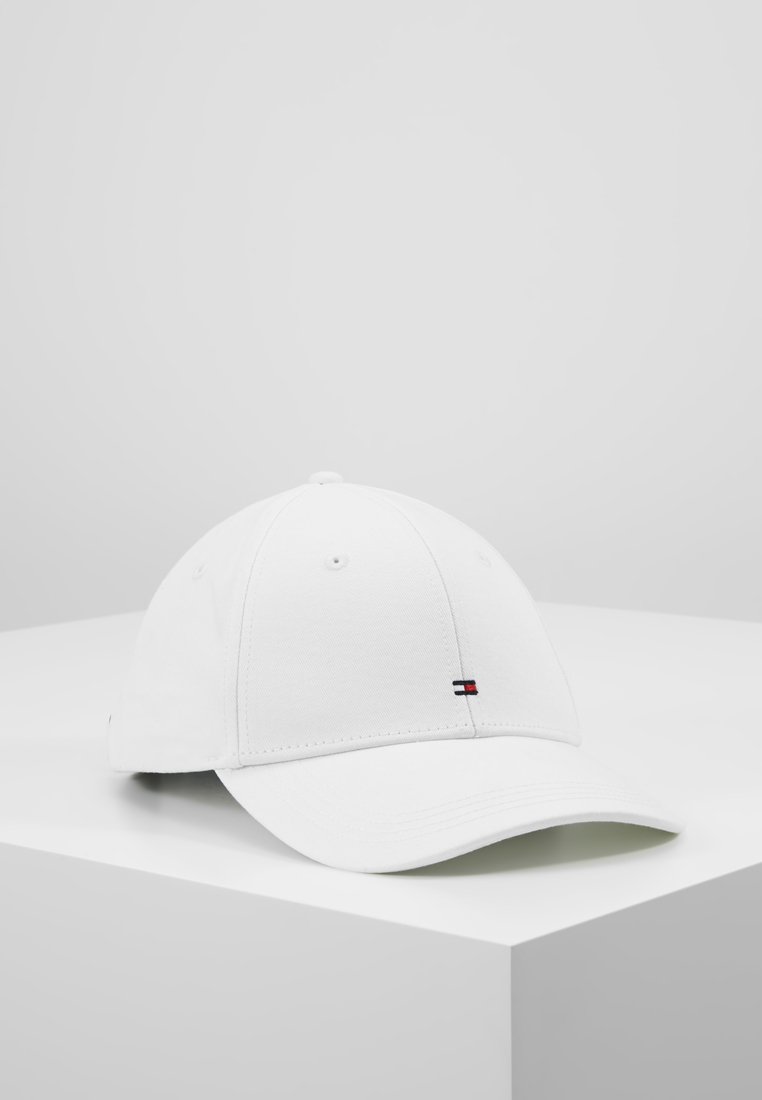 Casquette unisexe Tommy Hilfiger blanche en coton bio