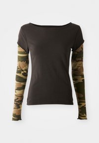 SLOANE TEE - Majica z dolgimi rokavi - black camo