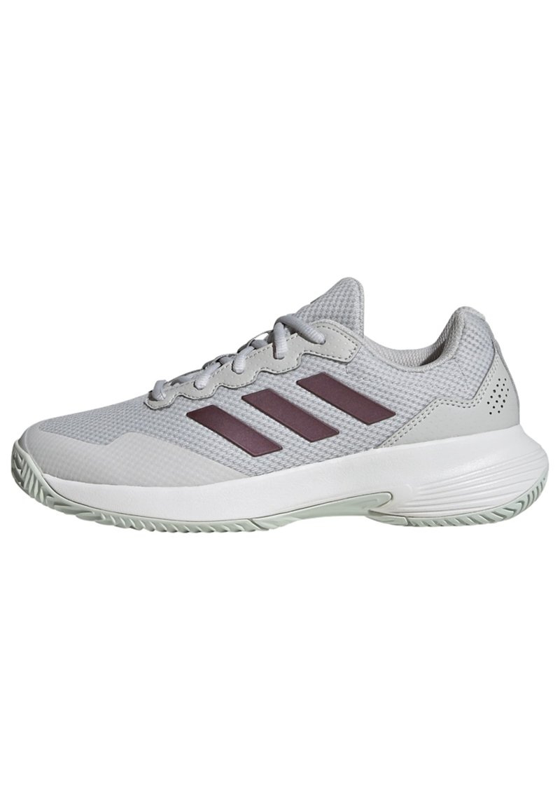 adidas Performance GAMECOURT 2 - Tenisové boty na všechny povrchy - grey one aurora met core white