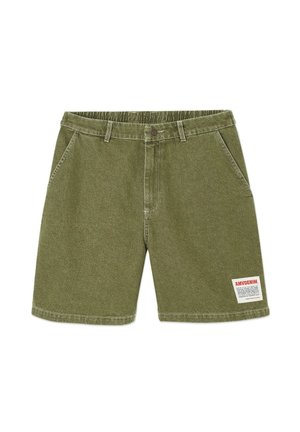 American Vintage UZATOWN - Denim shorts - kaki