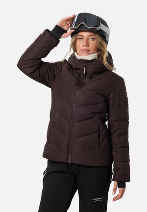 Swedemount, CERVINIA PUFFER SKI JACKET W - Veste de ski - dk.brown