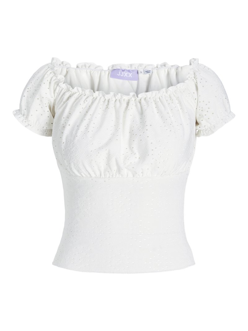 JJXX T-shirt print crème