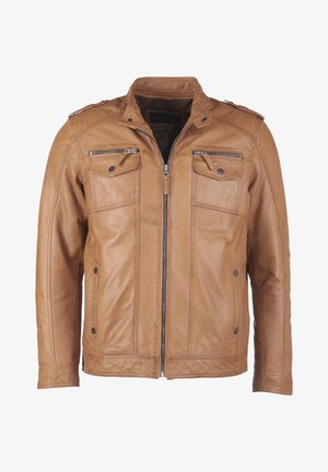 JCC Lederjacke - cognac