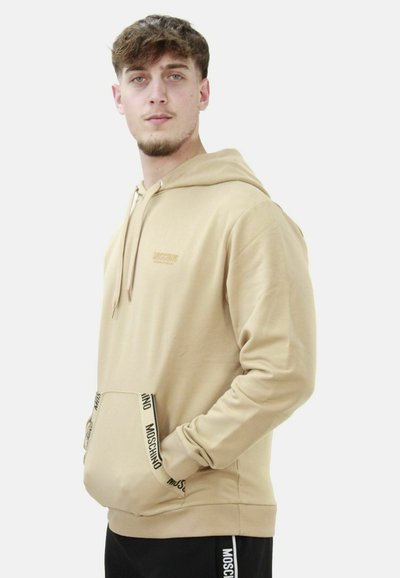 Moschino Underwear Felpa con cappuccio - beige