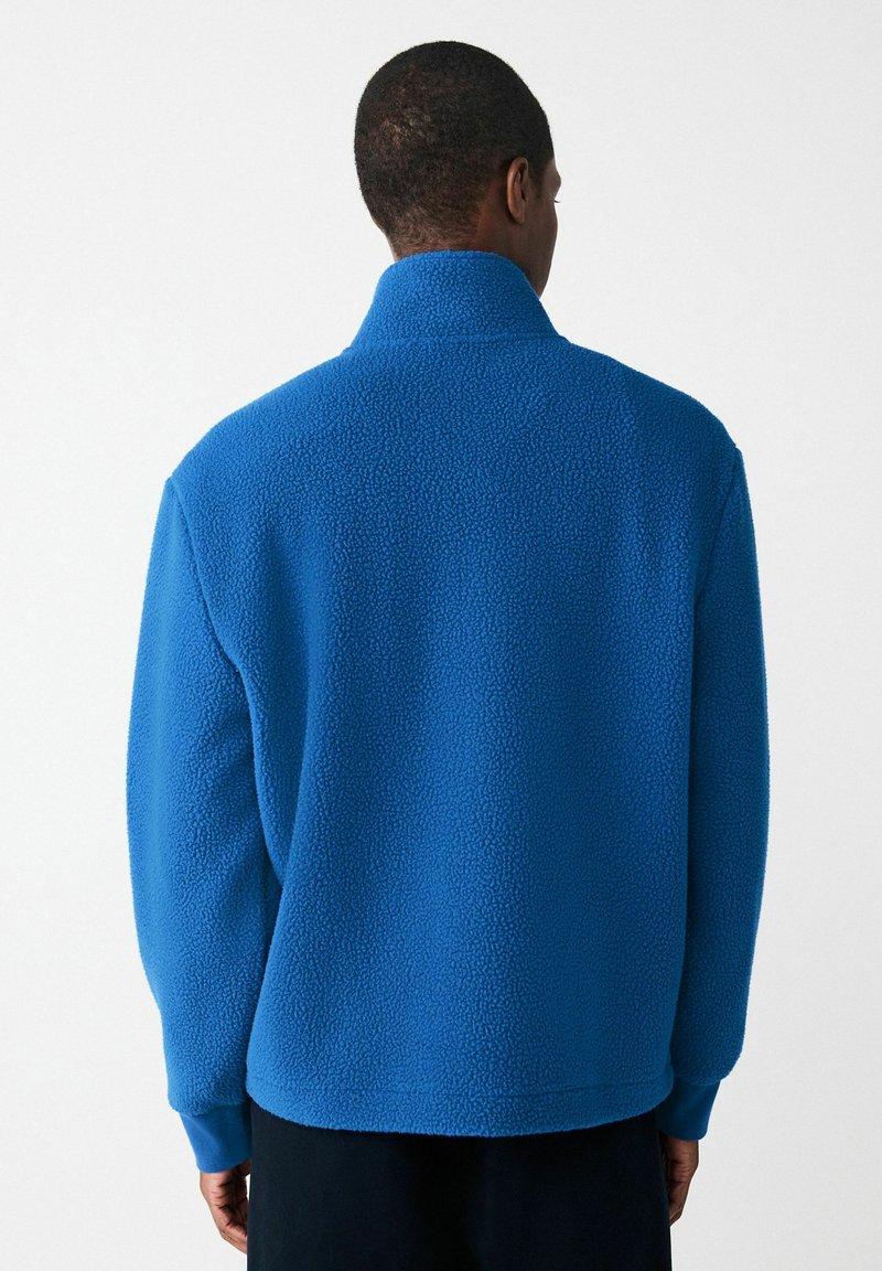Sweat à Capuche Polaire Pour Homme - Bleu - Taille M - NEXT - Zip Complet - Occasion En Bon état