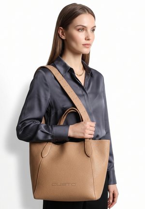 Custo Barcelona, CUSTO BARCELONA SHOULDER BAG - Shopping bag - natural