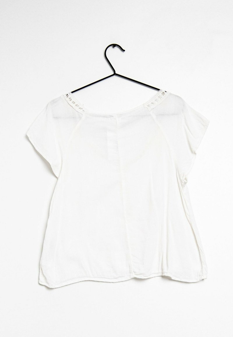 Hollister Co. Blusa - white/blanco - (Segunda mano) -