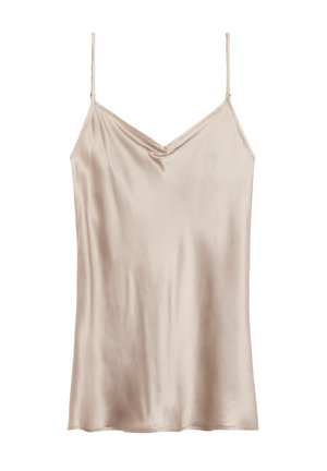 Intimissimi V NECK - Nachtwäsche Shirt - dust beige