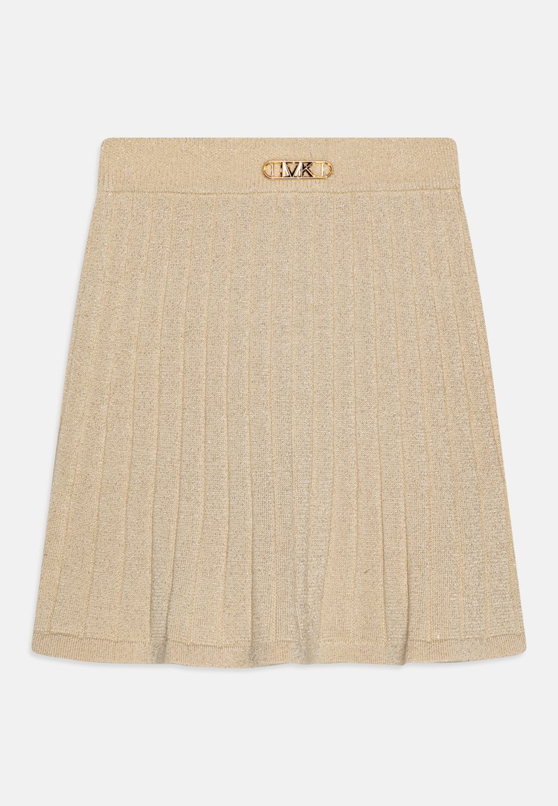 Michael Kors Kids LONG SKIRT - Jupe trapèze - dore clair