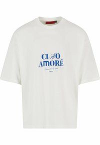 PROHIBITED DOLCE VITA  - Marškinėliai su spaudiniu - white