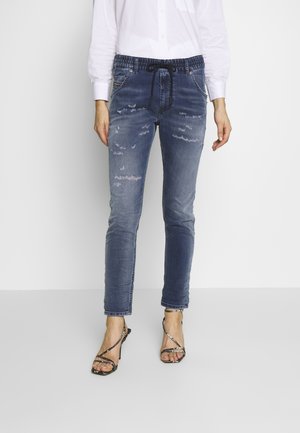 Relaxed fit -farkut - dark-blue denim