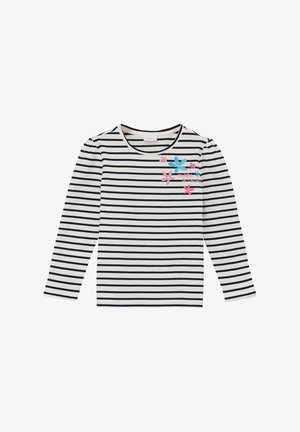 s.Oliver MIT GLITZER DETAIL - Langarmshirt - ecru