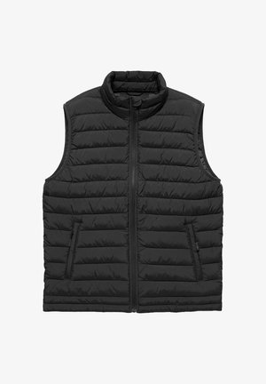 PULL&BEAR, QUILTED - GILET - Vesta - black