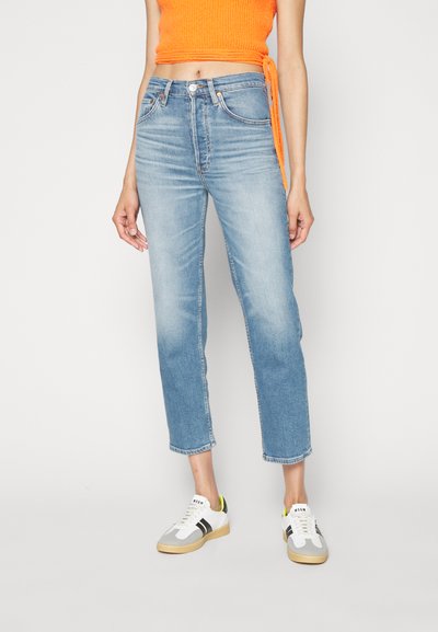 RE/DONE STOVE PIPE - Straight leg jeans - synth fade