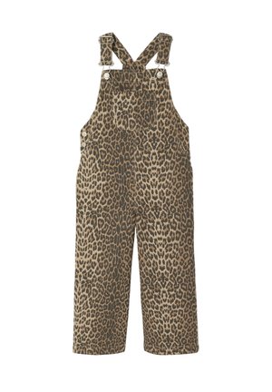 GEMUSTERTE MIT WEITEM  - Dungarees - beige