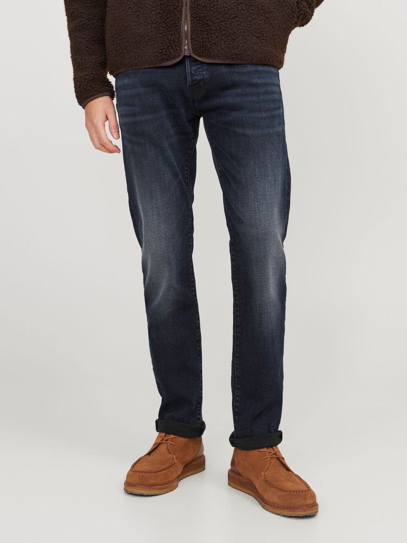 Jack & Jones - JJIGLENN JJFOX 50SPS CB 104 NOOS - Pieguloša piegriezuma džinsi - blue denim, Palielināt