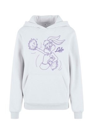 Merchcode LOLA BUNNY FLUFFY - Džemperis su gobtuvu - white