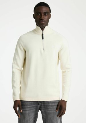 OSCAR HALF ZIP - Trui - off-white