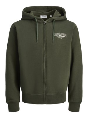 Jack & Jones JJMAKOTO ZIP HOOD  - Huppari - duffel bag