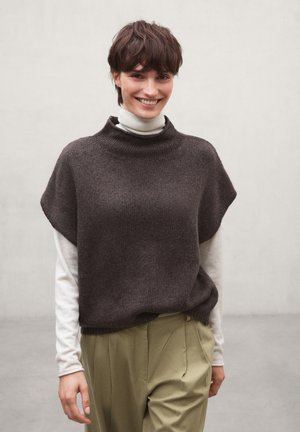Ecoalf, CASTELLY KNIT - T-shirt basique - dark chocolate