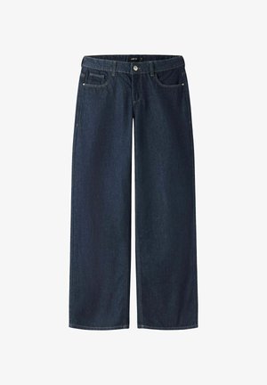 LMTD JEANS WIDE LEG - Flared Jeans - dark blue denim