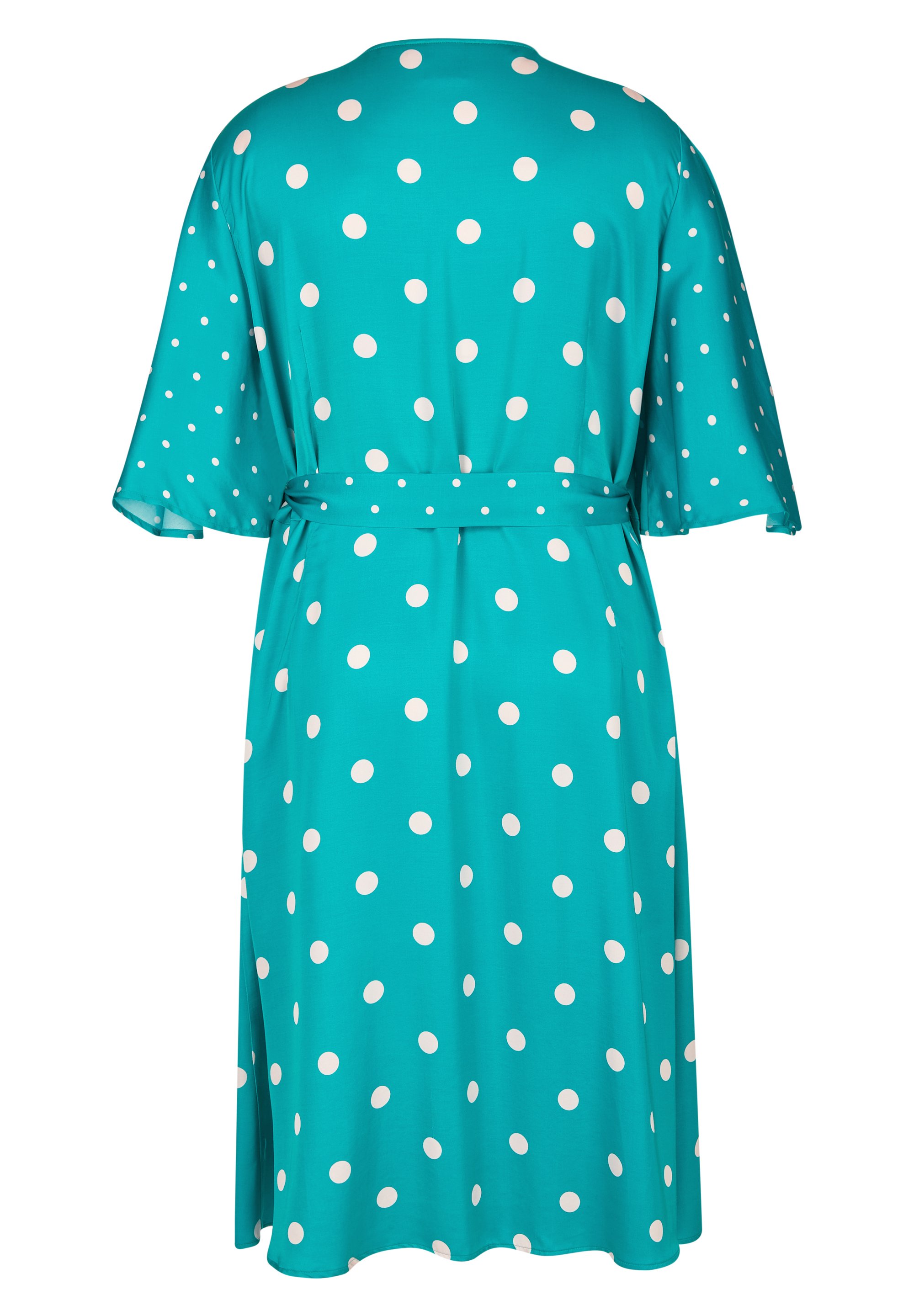 turquoise tea dress