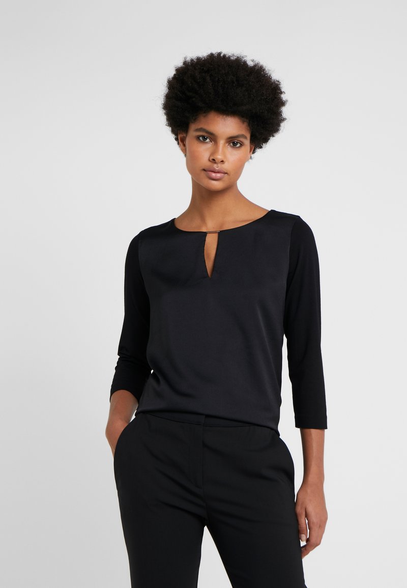 Damen Hemdblusen | HUGO DIFENNA Bluse black/schwarz - EY70315 Damen Hemdblusen | HUGO DIFENNA Bluse black/schwarz - EY70315