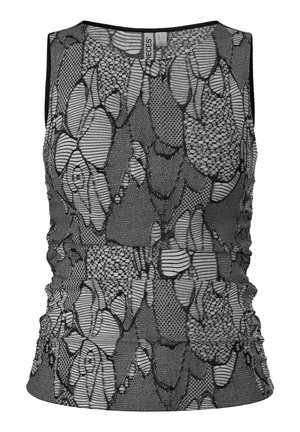 Pieces, TANKTOP PCJOSEFIA DETAILED - Débardeur - black