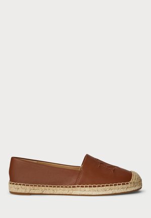 CAMERYN NAPPA LEATHER ESPADRILLE - Loafers - tan