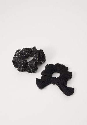 PCRIVIA SCRUNCHIE 2 PACK - Hair styling accessory - black
