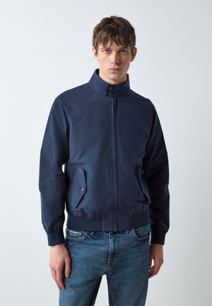 Next, REGULAR FIT - SHOWER RESISTANT HARRINGTON - Chaqueta fina - navy blue