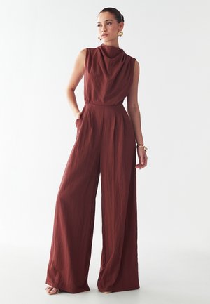 ANNIE - Jumpsuit - burgundy