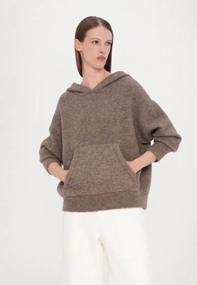 CLOSED HOODY LONGSLEEVE - Strickpullover - clay beige