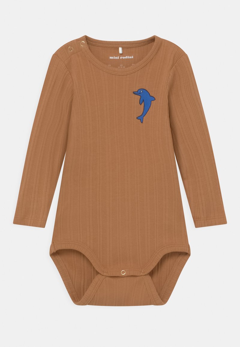 Kinder Bekleidung | Mini Rodini DOLPHIN UNISEX Body brown/braun - CG03963 Kinder Bekleidung | Mini Rodini DOLPHIN UNISEX Body brown/braun - CG03963