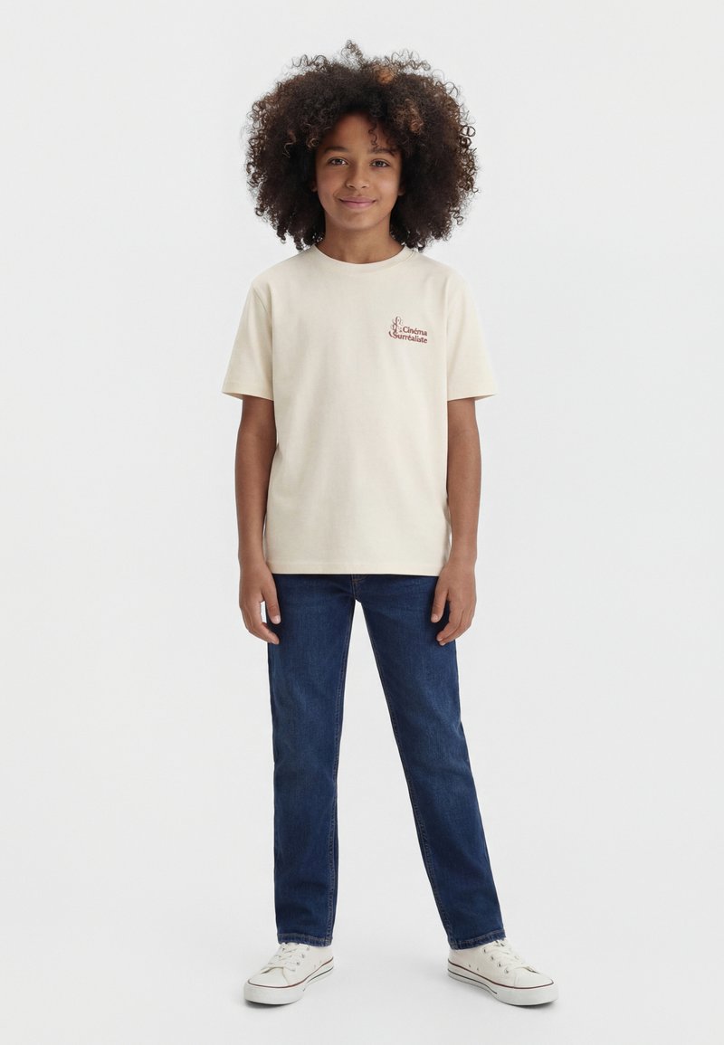 ONLY & SONS junior OSJFREDO CINEMA TEE - Potiskana majica - silver green