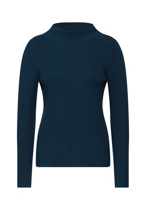 Stickad tröja - blau