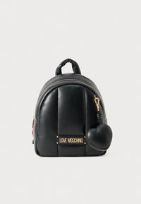 PUFFY LOGO - Backpack - black/red