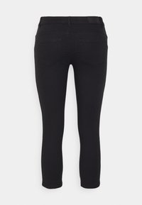 Vero Moda Petite VMHOT SEVEN PUSH PANT - Calças de ganga de corte skinny - black