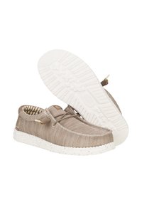 HEYDUDE Wally Stretch Sox - Slip-On Schuhe - Sportlicher Schnürer - tan