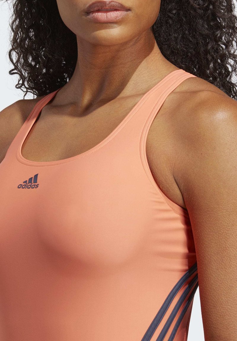 orange adidas swimsuit
