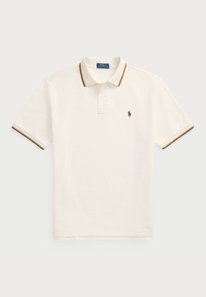 Polo Ralph Lauren CUSTOM SLIM FIT MESH POLO SHIRT - Poloskjorter - pale cream
