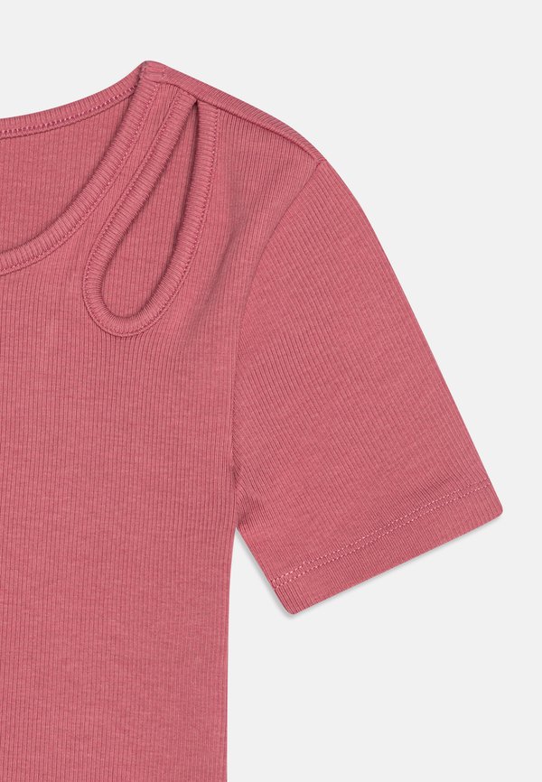 KOGNESSA LIFE CUTOUT JRS - Print T-shirt - heather rose3