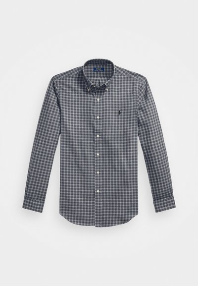 Polo Ralph Lauren CUSTOM FIT PLAID TWILL SHIRT - Marškiniai - grey heather multi