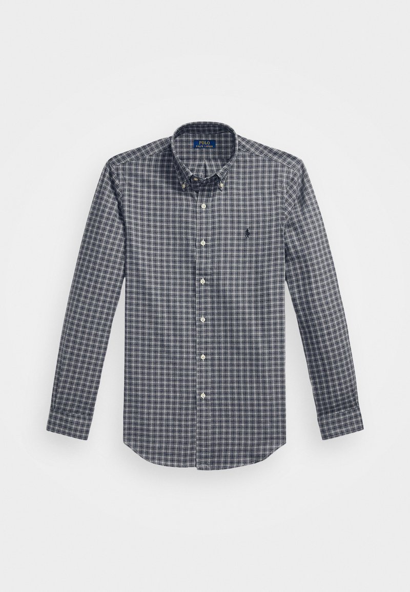 Polo Ralph Lauren CUSTOM FIT PLAID TWILL SHIRT - Košeľa - grey heather multi