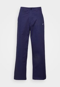PANT  - Trousers - midnight navy/(white)