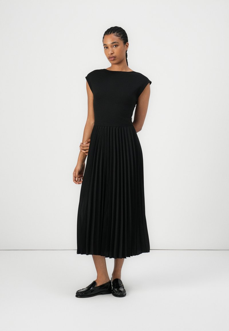 C&a Fit En Flare Jurk Tommy Hilfiger MIDI Day Dress Black