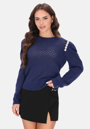 Strickpullover - navy