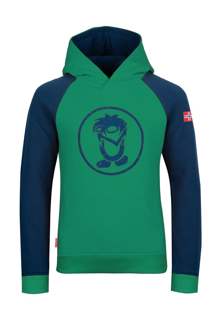 Trollkids Hoodie groen